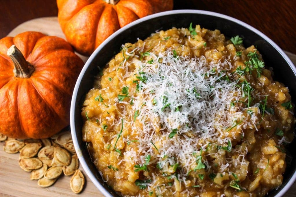 Slow Cooker Pumpkin Risotto